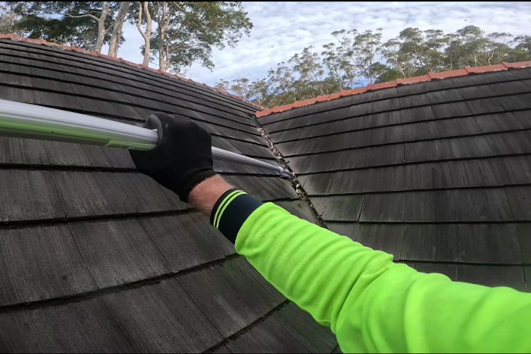 
Complete gutter cleaning, extending poles to ensure clean valleys on steep roofs in portstephens